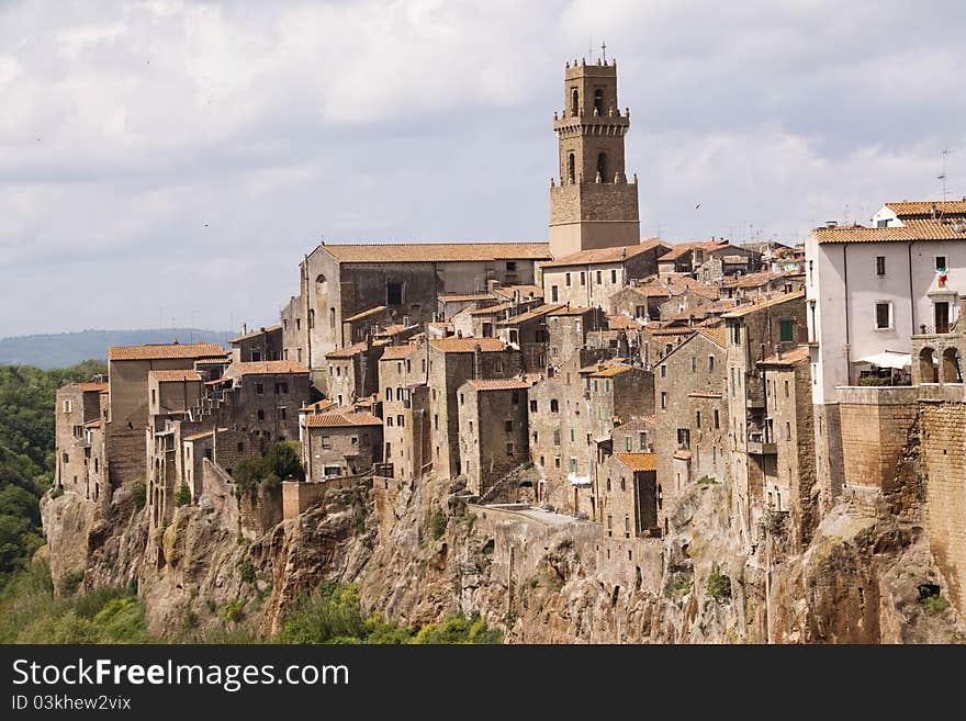 View of one of the most admired and fascinating towns in the Tuscany Italy. View of one of the most admired and fascinating towns in the Tuscany Italy