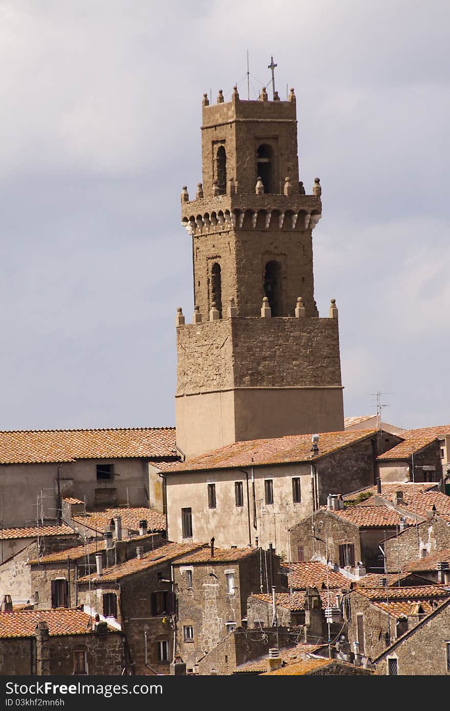 View of one of the most admired and fascinating towns in the Tuscany Italy. View of one of the most admired and fascinating towns in the Tuscany Italy