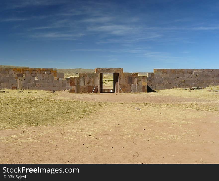 Tiwanaku, Altiplano, Bolivia