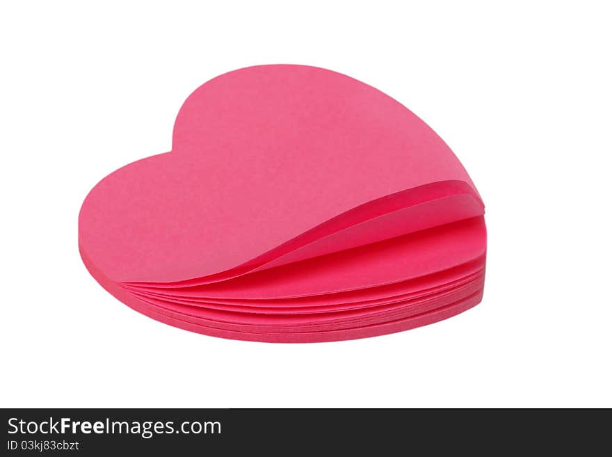 Paper In The Form Of Heart