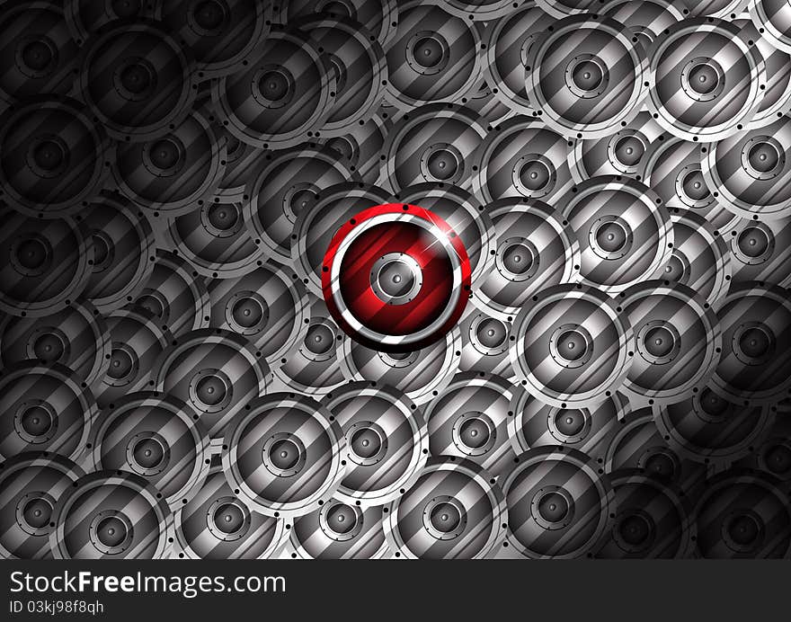 Abstract music background. Clip-art