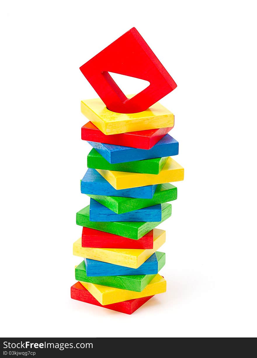 Colorful toy blocks