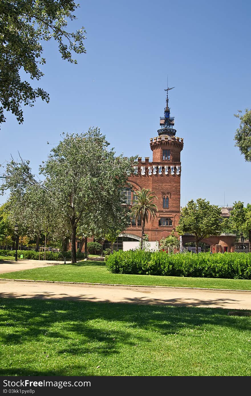 Castel dels Tres Dragons in Parc de la Ciutadella. Barcelona