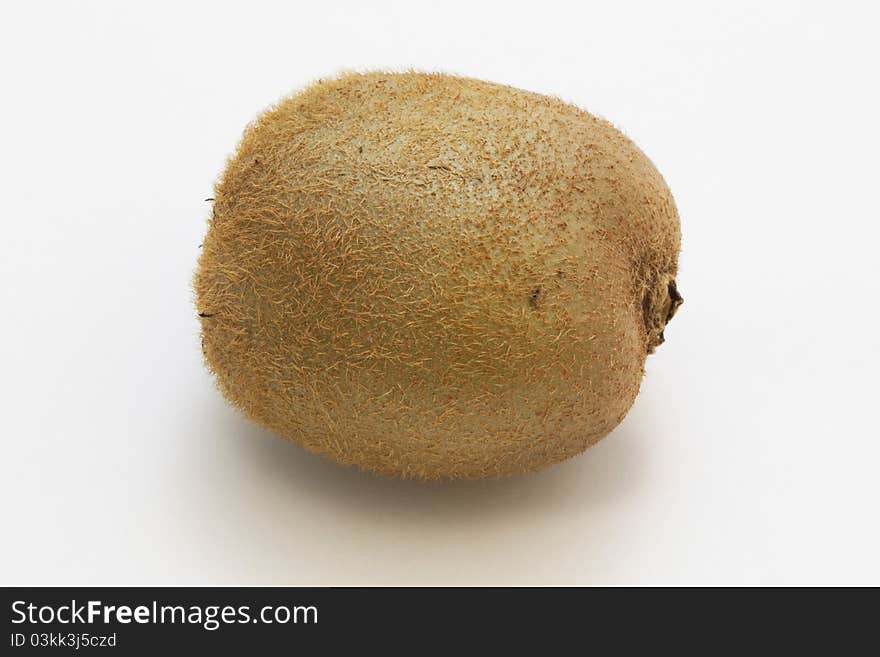 Kiwi fruit on a white background