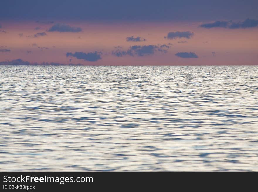 Evening at the Baltic Sea.