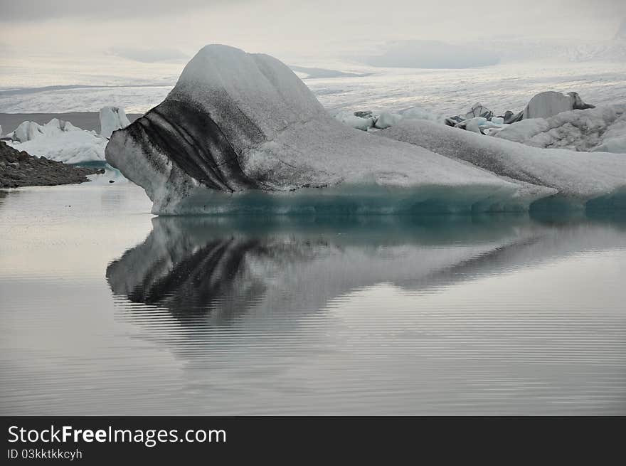 Floating Icebergs, Iceland