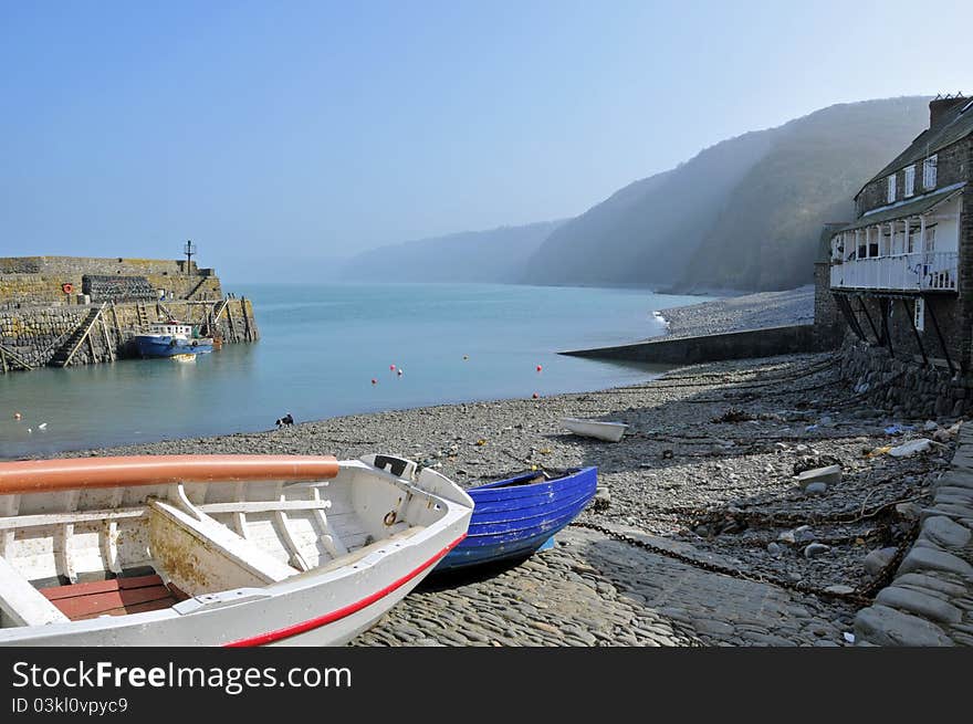 Coastal fishing village