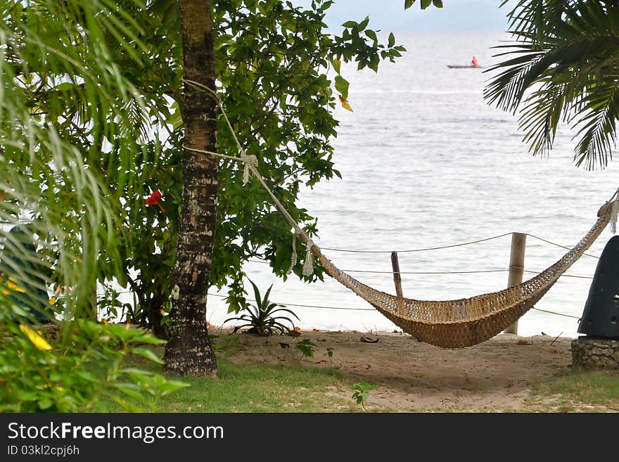 Hammock By The Beach