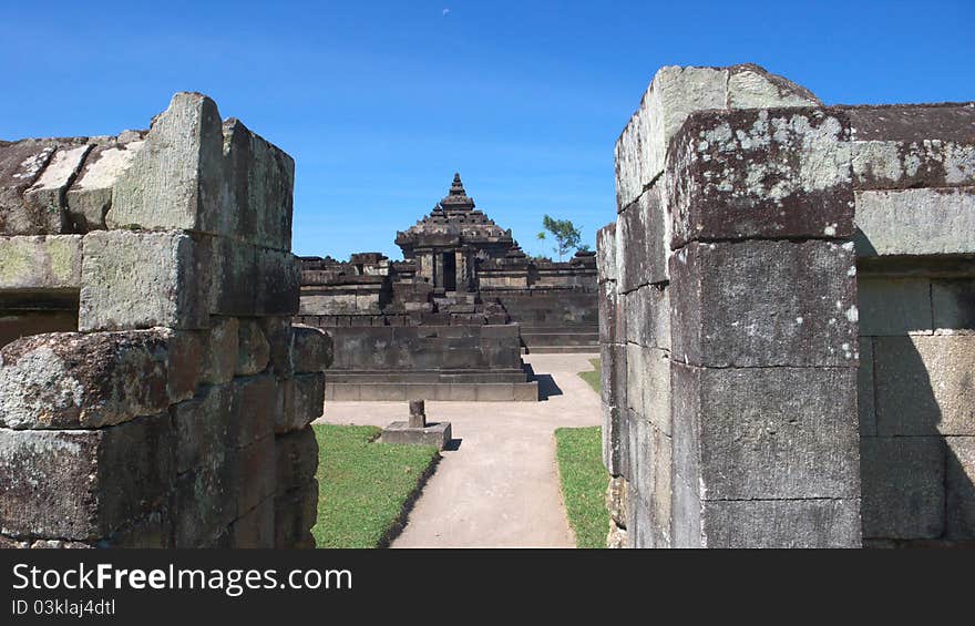 The underground hindu temple of candi sambisari