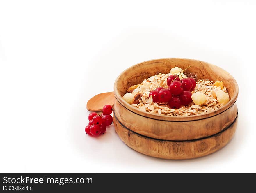 Cereals with red currants