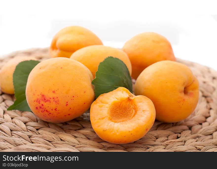 Apricots In A Straw Cloth