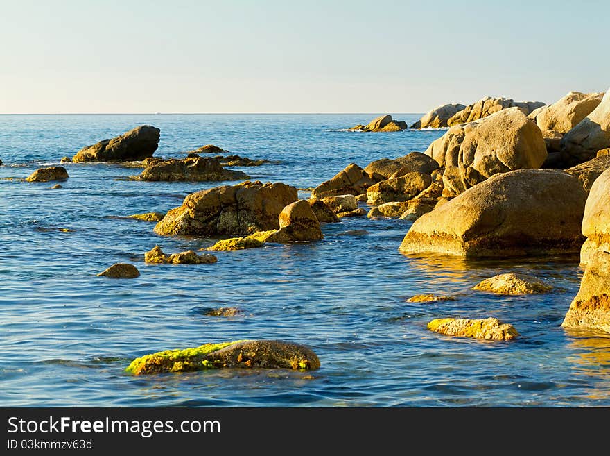 Beautiful bay on the spanish coast (Costa Brava)