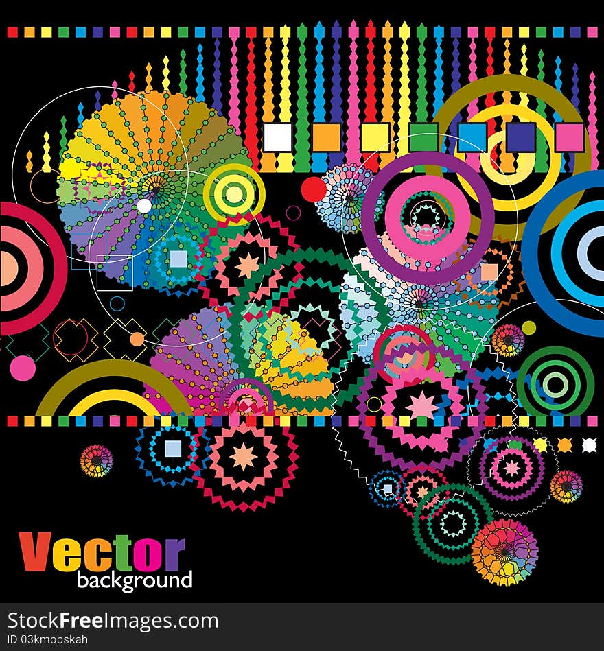 Vector background for creation web or other design