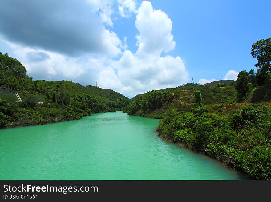 Reservoir in Hong Kong