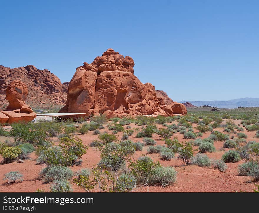 Rest Stop In Valley Of Fire