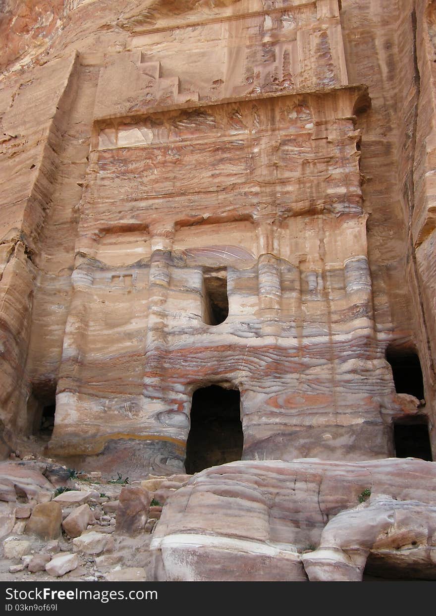 The ancient city of Petra