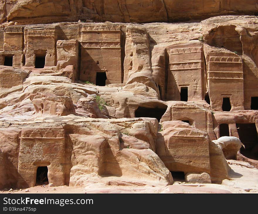 The ancient city of Petra