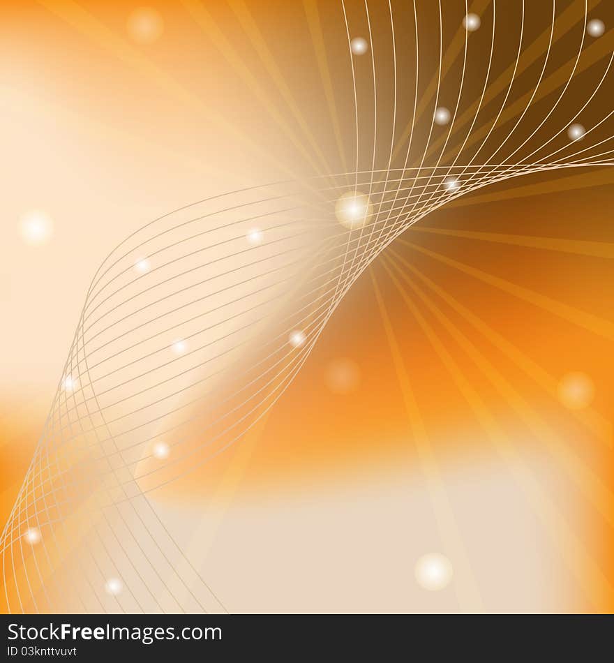 Abstract Gold background. Clip-art