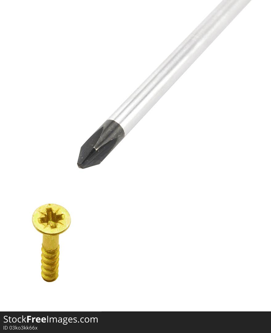 Screw And Screwdriver