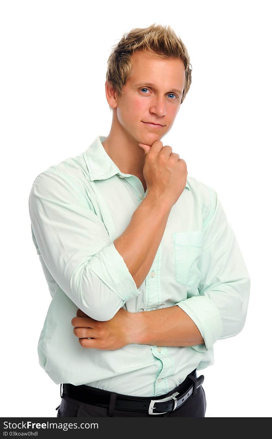 Businessman Portrait In Studio