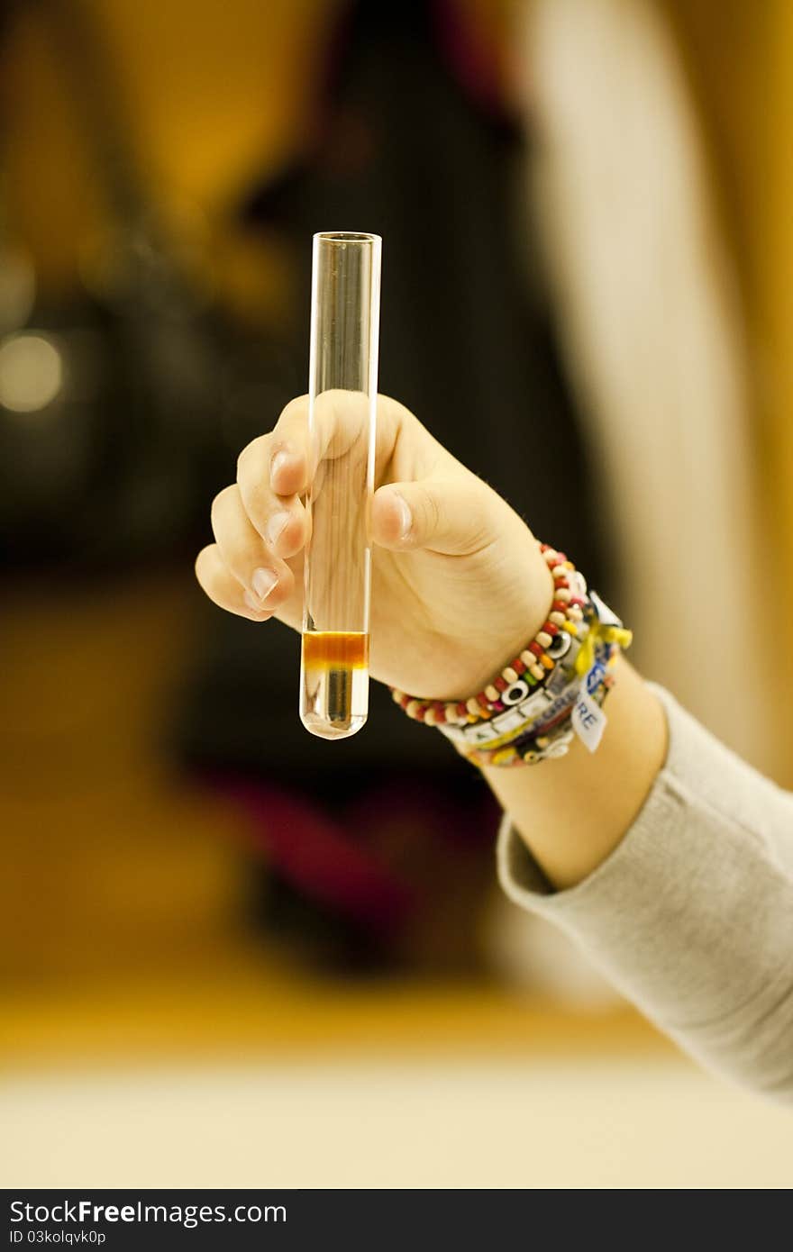 Chemistry tube experiment