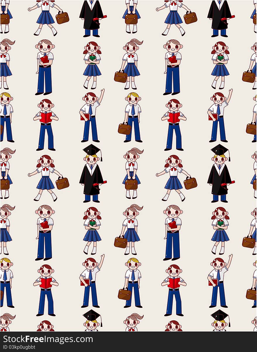 Seamless student pattern