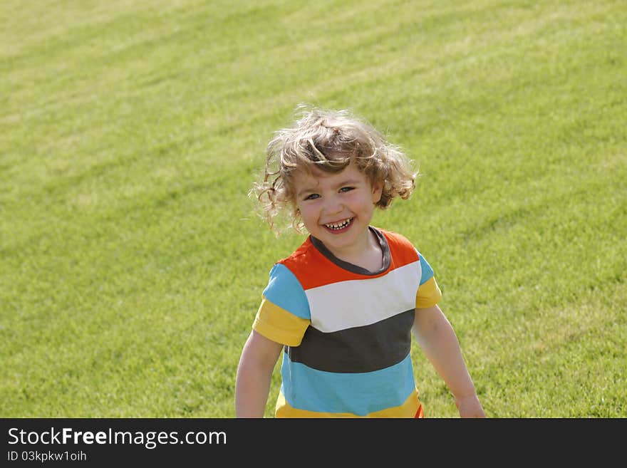 Happy young boy