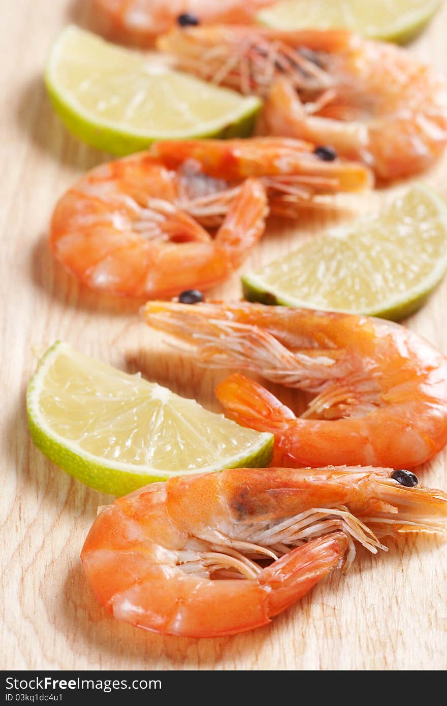 Shrimps With Parsley And Lemon