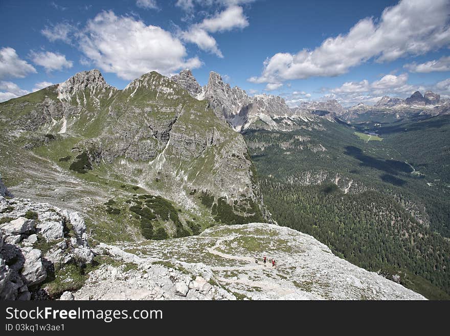 Trekking in Italian Dolomites