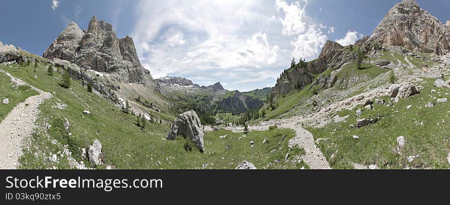 Italian Alps, Dolomites - panorama