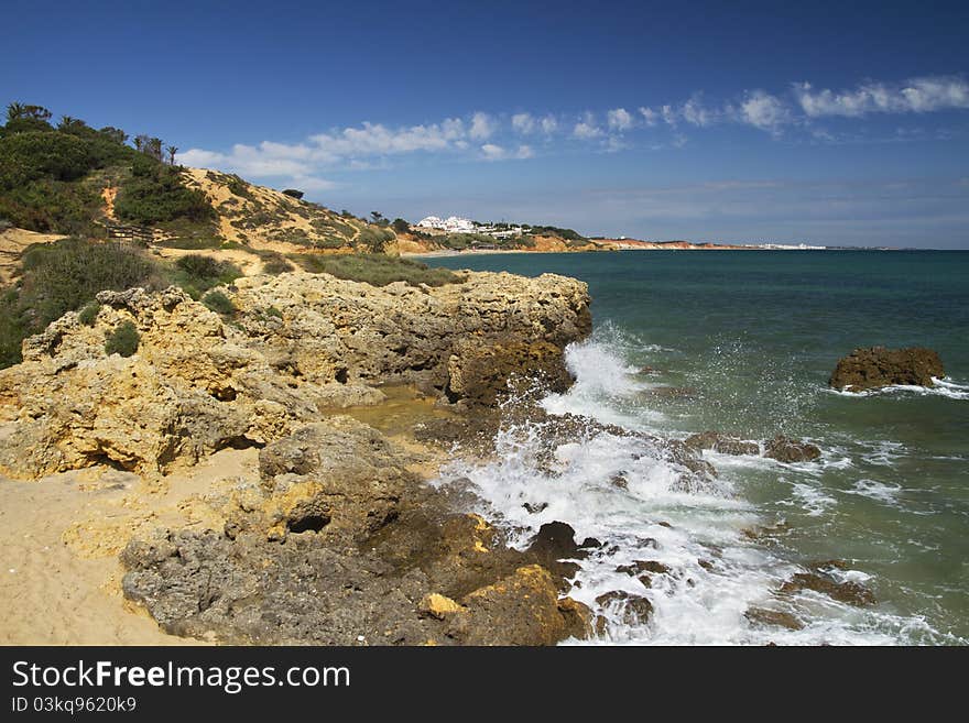 Albufeira coastline