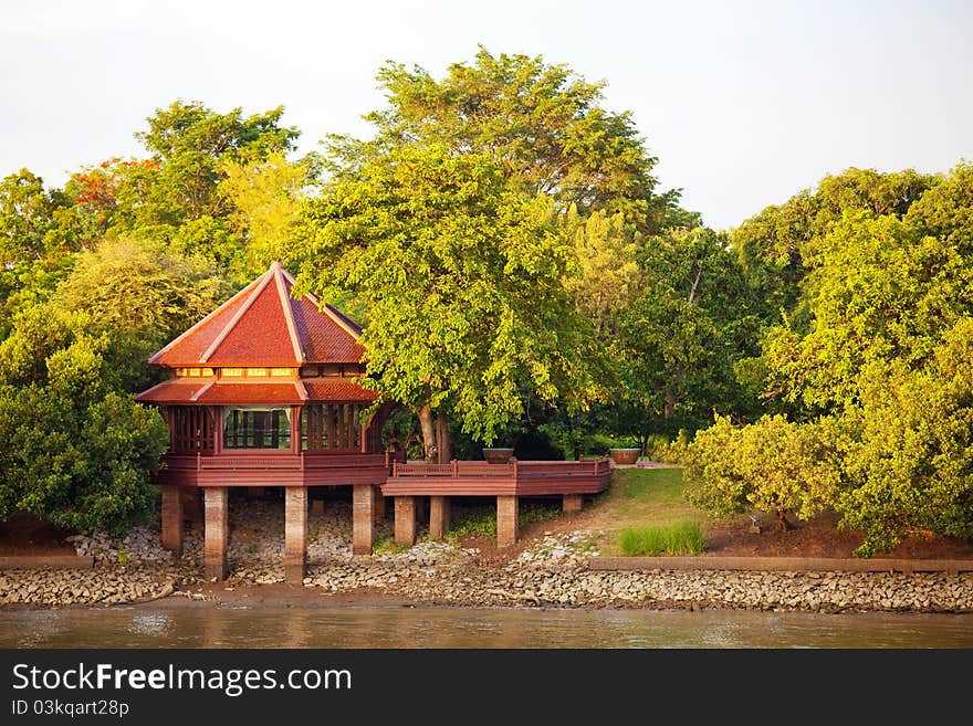 House river side in Thailand