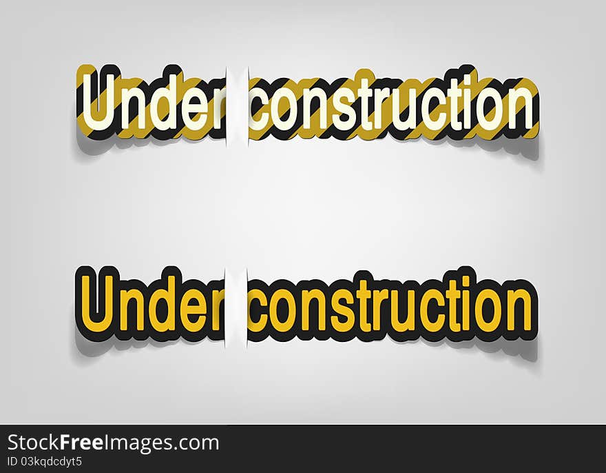 Under construction; realistic cut, takes the background color. Under construction; realistic cut, takes the background color