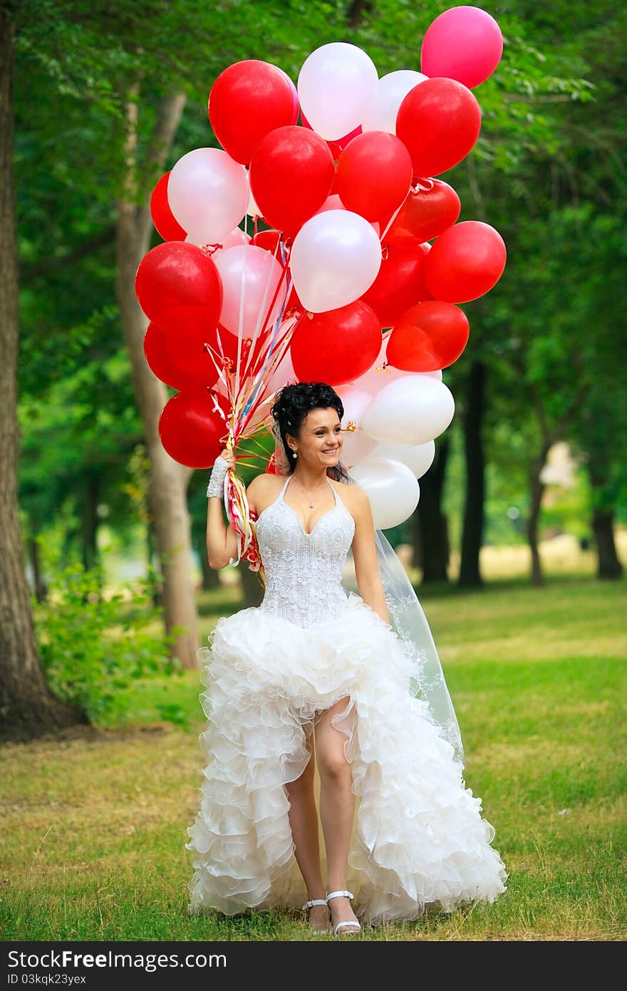 Bride With Balloon