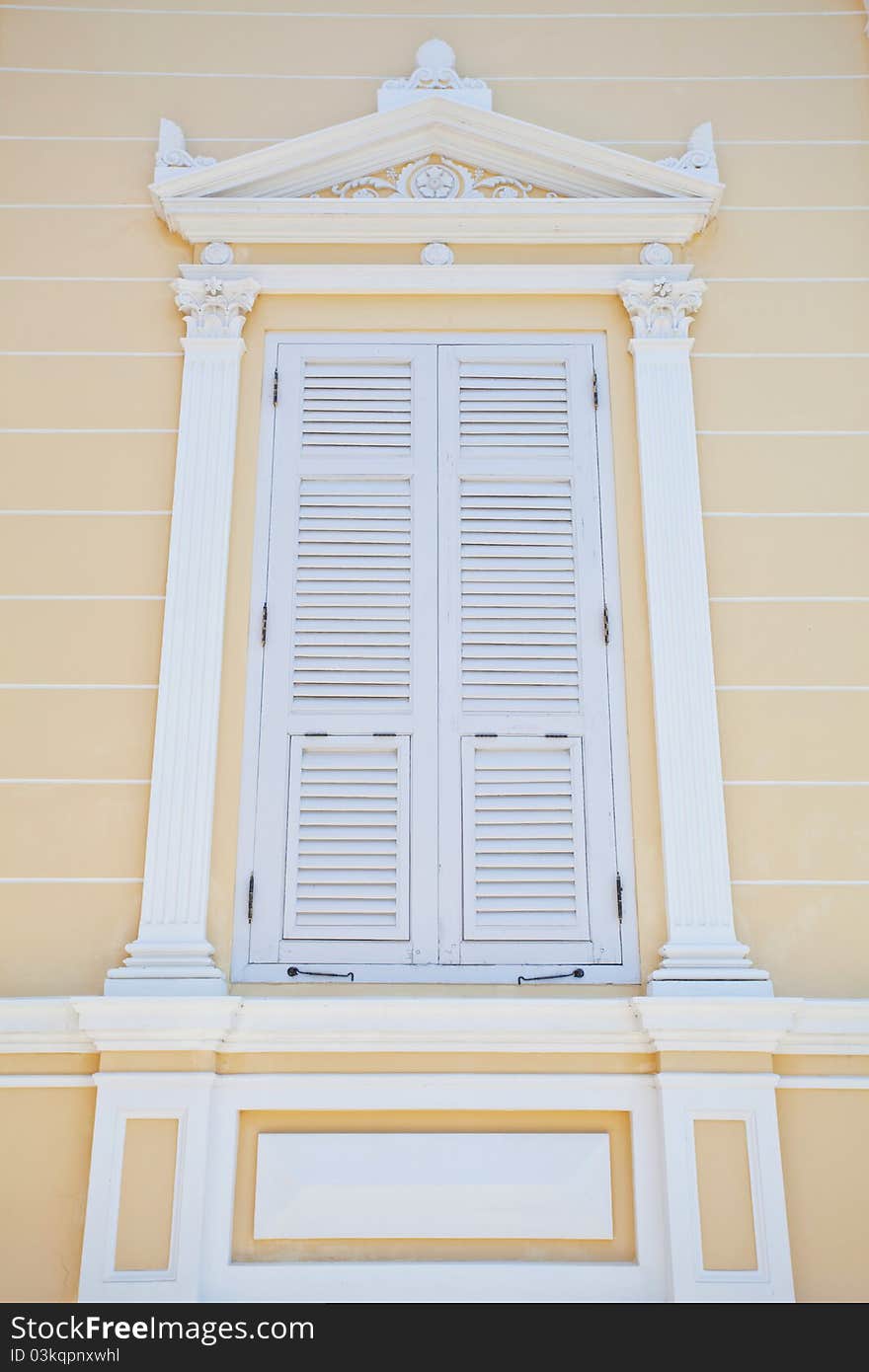 Beautiful white door in Thailand. Beautiful white door in Thailand