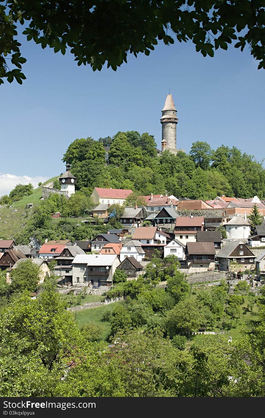 Stramberk  small town in Moravia