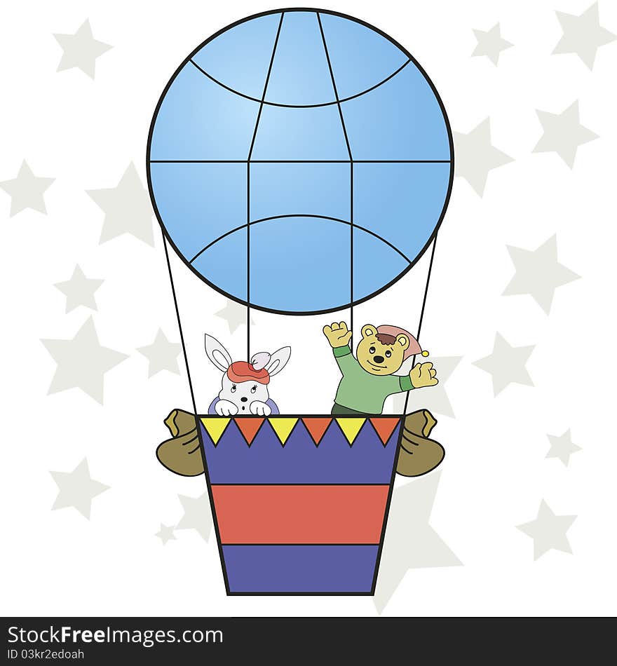 Vector image of the balloon