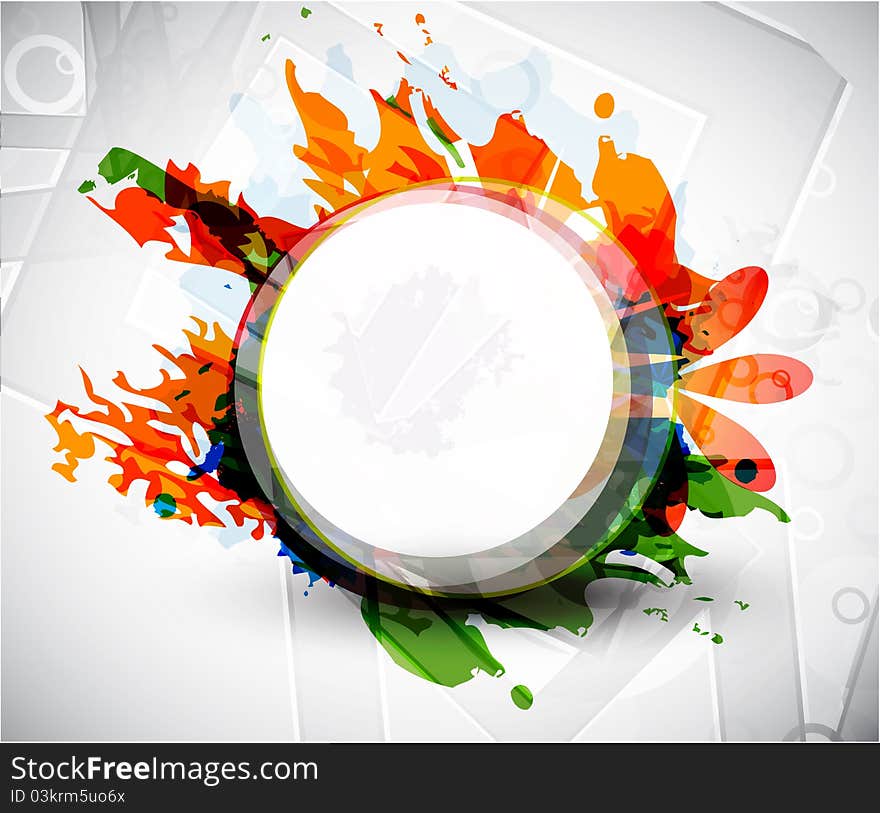 Abstract  Colorful Shapes Background