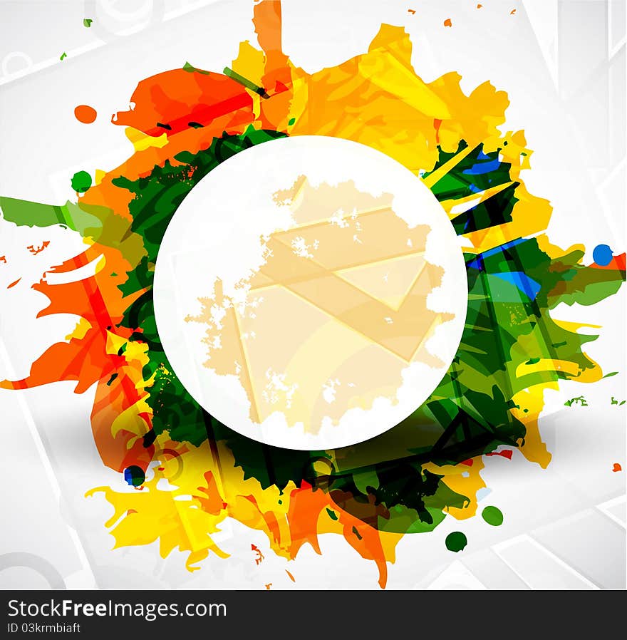 Abstract  Colorful Shapes Background