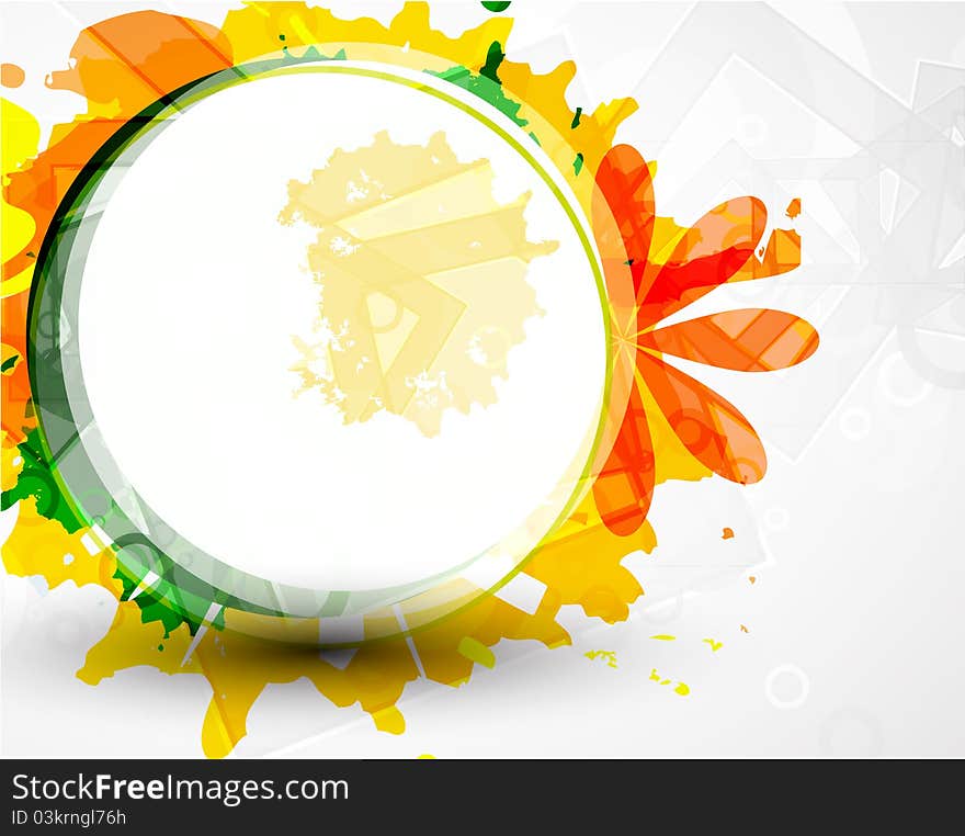 Abstract  Colorful Shapes Background