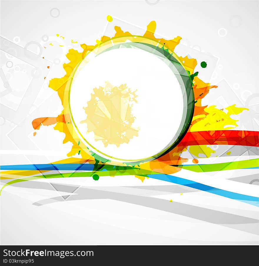 Abstract  Colorful Shapes Background