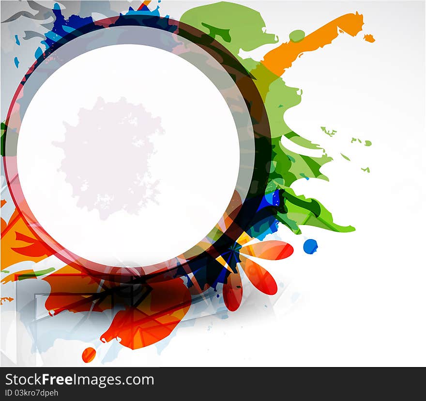 Abstract  Colorful Shapes Background