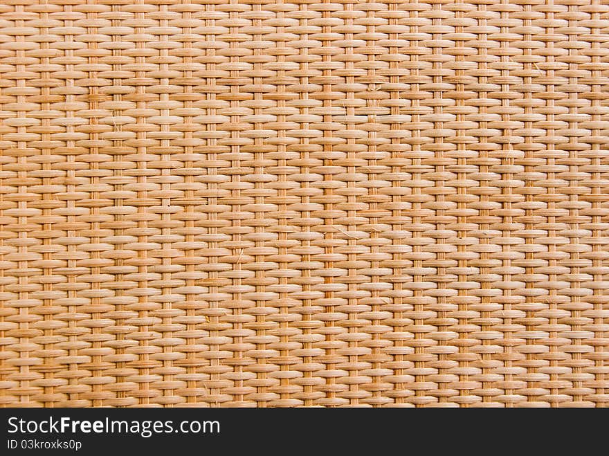 Wooden Weaving Wicker Background