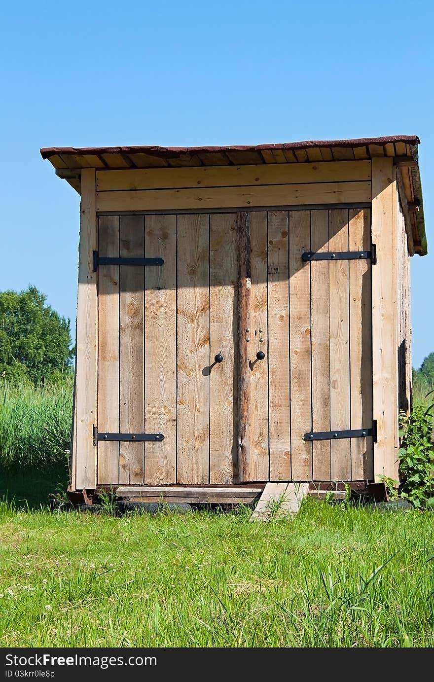 Wooden barn