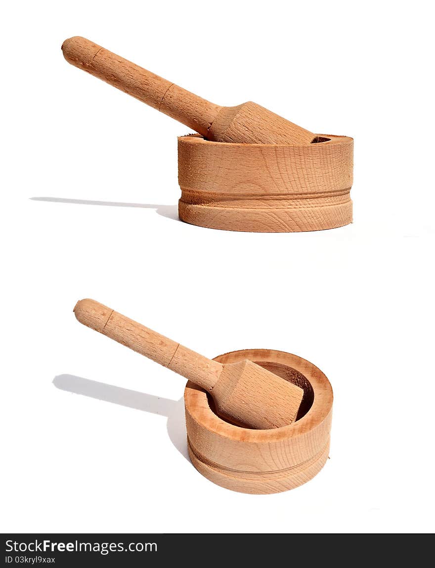 Wood Pestle 0014