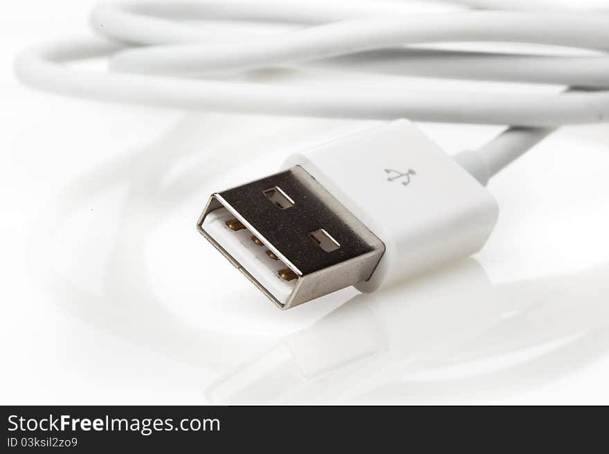 A White USB Cable