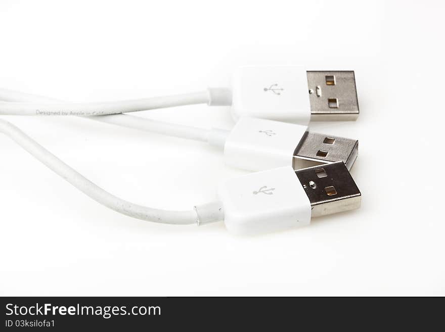 A White USB Cable