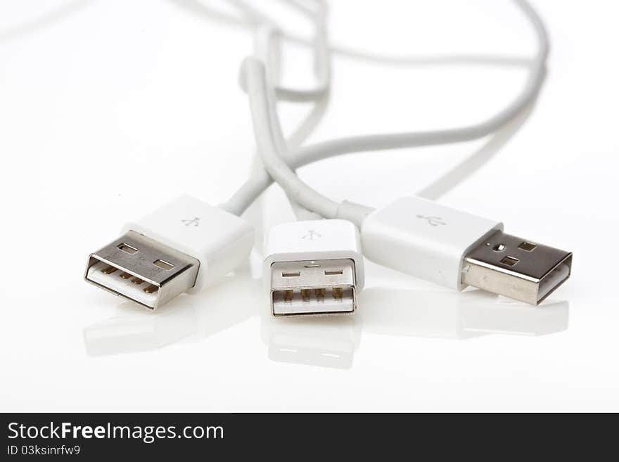 A White USB Cable