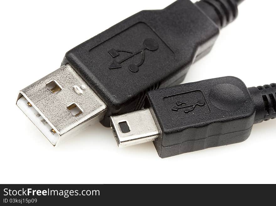 A Black Mini USB Cable