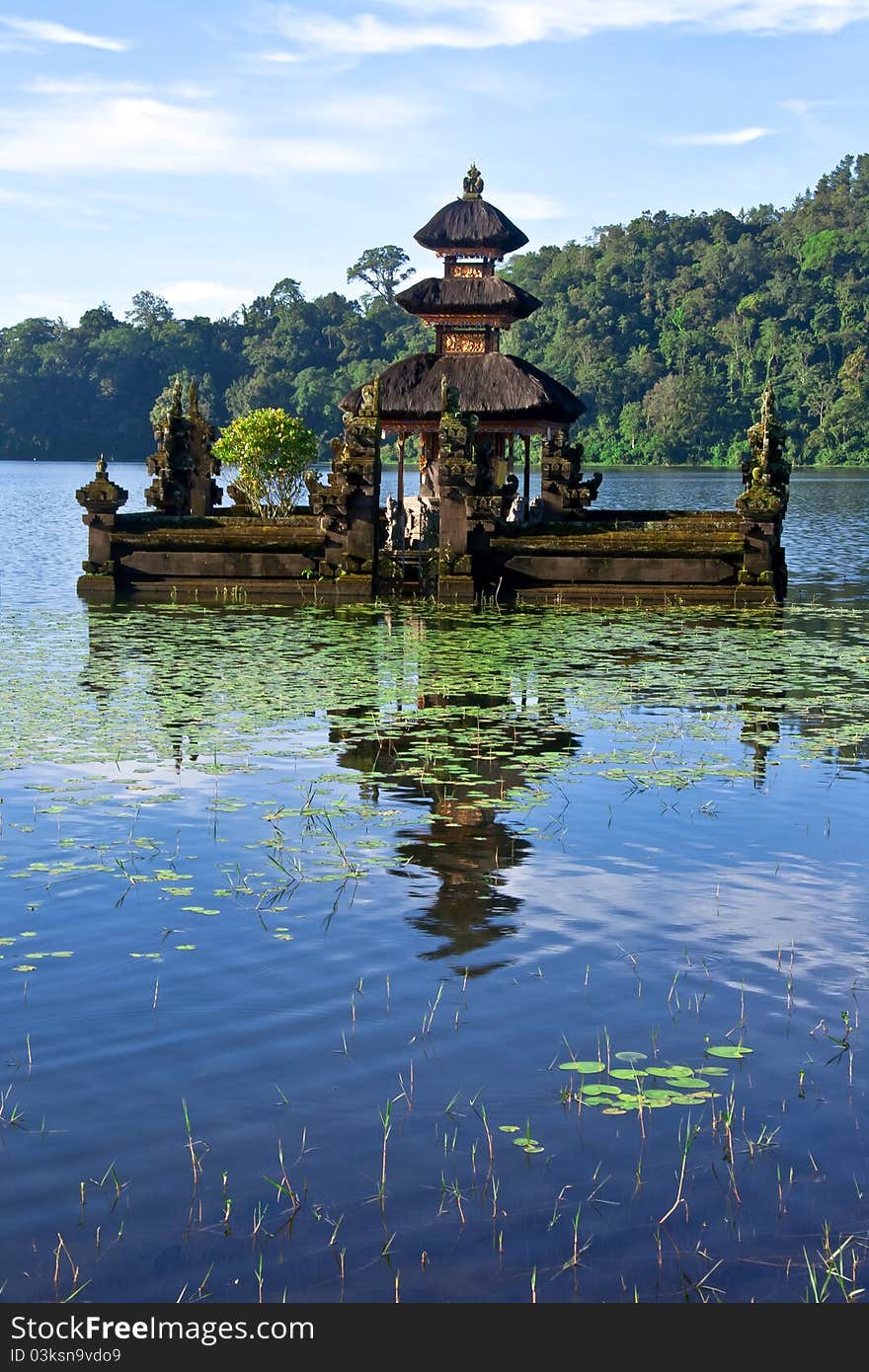 Peaceful view of a Lake at Bali Indonesia. Peaceful view of a Lake at Bali Indonesia